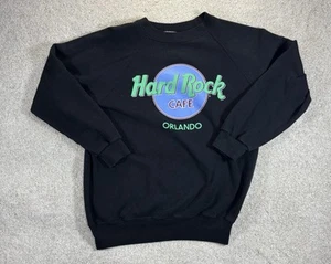 VINTAGE HARD ROCK CAFE ORLANDO SWEATSHIRT MEDIUM HERGESTELLT IN DEN USA ETIKETT - Bild 1 von 6