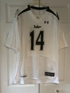 Vintage South Florida Bulls (USF) Road Football Jersey by Under Armour in Large - Picture 1 of 5