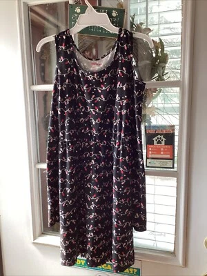 Epic Threads Girls Holiday Christmas Lights Dress Black Cold Shoulder Size XL - Image 1 of 4