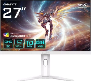 Gigabyte M27QA ICE 27" IPS QHD 180Hz Gaming Monitor M27QA ICE EK (FREE DELIVERY) - Picture 1 of 4