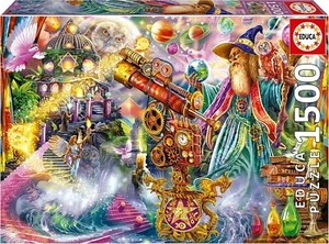NEW Educa Jigsaw Puzzle 1500 Piece Pieces 19616 Magic Witch, Varied - Picture 1 of 2