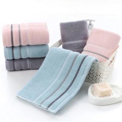 cotton towels are super soft and highly absorbent, with color options available - Image 1 of 4