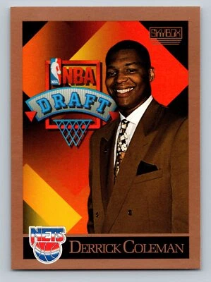 Derrick Coleman RC Rookie 1990-91 Skybox #362 New Jersey Nets Basketball NBA NM - Image 1 of 2