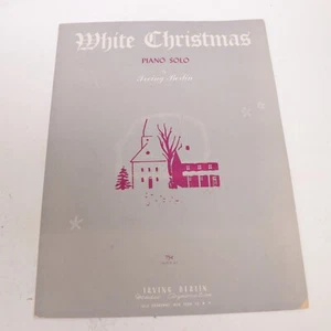 Irving Berlin White Christmas Piano Sheet Music 1942 - Picture 1 of 6