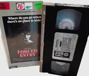 vhs FORCED ENTRY (1973 t / 1976) Rare UNCUT HARMONY VISION version TANYA ROBERTS - Picture 1 of 2