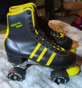 Rare Vintage VTG Marco Polo Celebrity Disco Roller Skates - Mens Size 8 - Picture 1 of 6