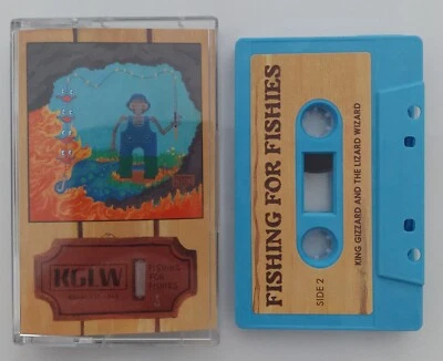 King Gizzard - Fishing for Fishies ~ Cassette Blue Shell KGLW-015-CAS - Image 1 of 4
