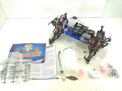 NEW Traxxas T-Maxx 2.5 Classic Nitro 1/8 Monster Truck Roller Slider With Servos - Image 1 of 4