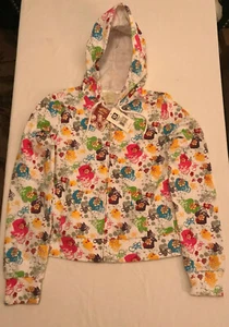 All Over by Southpole White with Multi Color TopHat Skulls Hoodie Kids large NWT - Picture 1 of 7