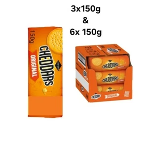Jacobs Baked Cheddar Biscuits Cheese 150G (PACK OF 3 & PACK OF 6 - Picture 1 of 7