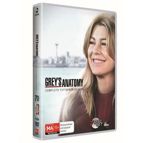 GREYS ANATOMY SEASON 15 DVD, NEW & SEALED, 131119, FREE POST. - image 1 of 1