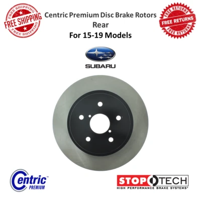 Rotor de freno de disco trasero StopTech Centric Premium para Subaru Legacy / Outback / WRX Foto 1 de 4