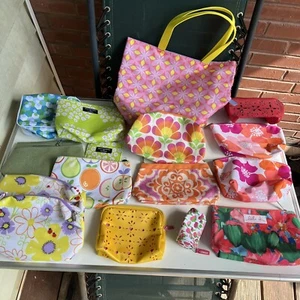 Lote de bolsas pequeñas de maquillaje cosmético Clinique de colección carteras soportes para lápiz labial bolsos - Imagen 1 de 8