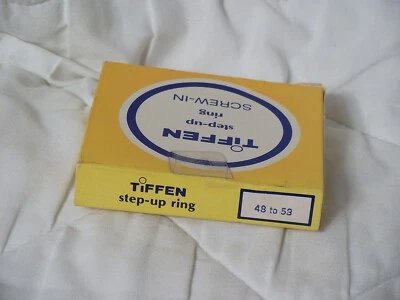 NOS Tiffen Step Up Ring 48mm - 58mm USA - Image 1 of 2