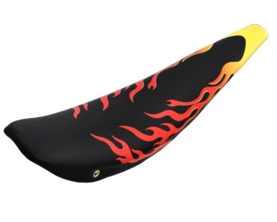 21" LONG FLAME STYLE VINTAGE LOWRIDER VINYL LOWRIDER BANANA SADDLE FOR 26" BIKES