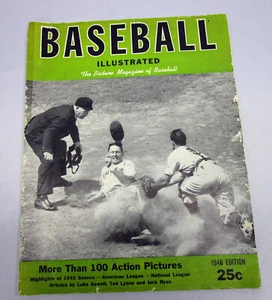 1946 Baseball Illustrated Magazine--Cubs vs Dodgers Cover - Picture 1 of 2