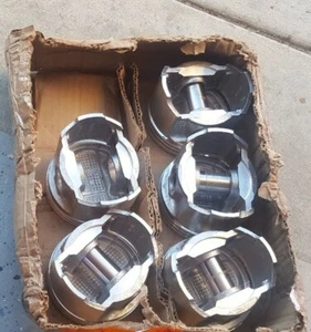 Engine Tech P1519 Piston Heads, Set Of 5; Read Description - Foto 1 di 7