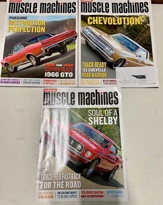 Lot of 3 Hemmings Muscle Machines Magazines July, Sept., Oct 2024 Good condition - Picture 1 of 3
