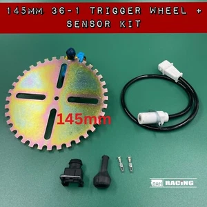 145mm  Universal Trigger Wheel & Sensor Kit 36-1 Maxxecu Megasquirt Bosch SEN8D - Picture 1 of 5