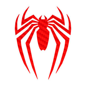Carbon Fiber Spiderman Sticker - Superhero Decal