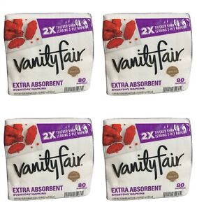 Vanity Fair Everyday Extra Absorbent Premium Paper Napkin White - 320 Count