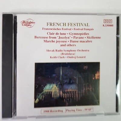 Festival Francés Radio Eslovaca Orquesta Sinfónica Keith Clark Ondrej CD Clásico Foto 1 de 4