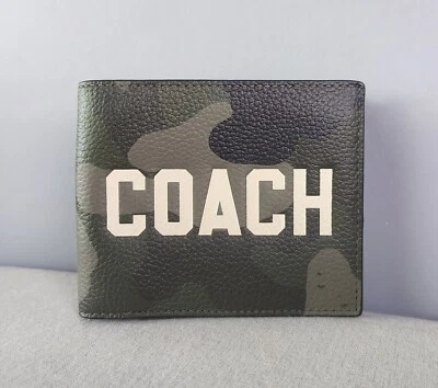 Coach 3 In 1 With Camo Print & Coach Graphic Wallet Worldwide Shipping T - 9019 - Image 1 of 4