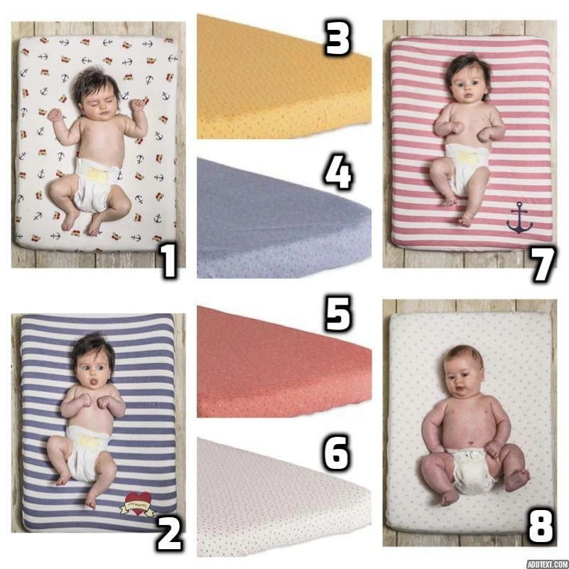 Baby Bites Organic Cotton Universal Changing Mat Cover Elasticated Washable New