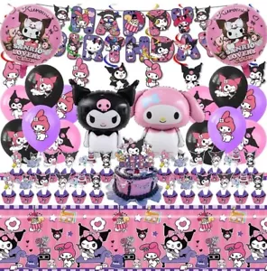 Kuromi Birthday Party Supplies, Party Decorations Set Include Banner, Balloons, - Picture 1 of 6