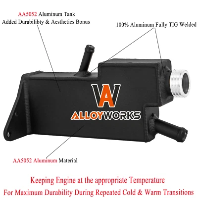 Aluminum Power Steering Reservoir Tank Fit 2006-15 Mazda MX5 Miata NC 2.0L Black - Image 1 of 4