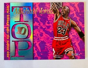 Michael Jordan 1995-96 NBA Hoops Top 10 Insert - Picture 1 of 2