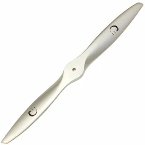 XOAR PJM Silver 12x6 RC Model Airplane Propeller 12 Inch Wooden Gas Prop Blade - Picture 1 of 2