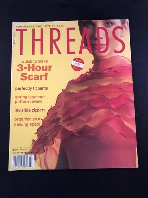 Taunton's Threads Magazine July 2005 Zippers Pants Organize 3 Hour Scarf - Image 1 of 4