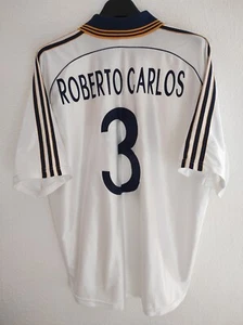 REAL MADRID 1998-1999 Roberto Carlos 3 camiseta shirt trikot maillot maglia L - Bild 1 von 7