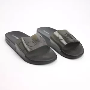 Calvin Klein Akron Sandalo Slide Uomo Taglia 13 Slip-On - Foto 1 di 6
