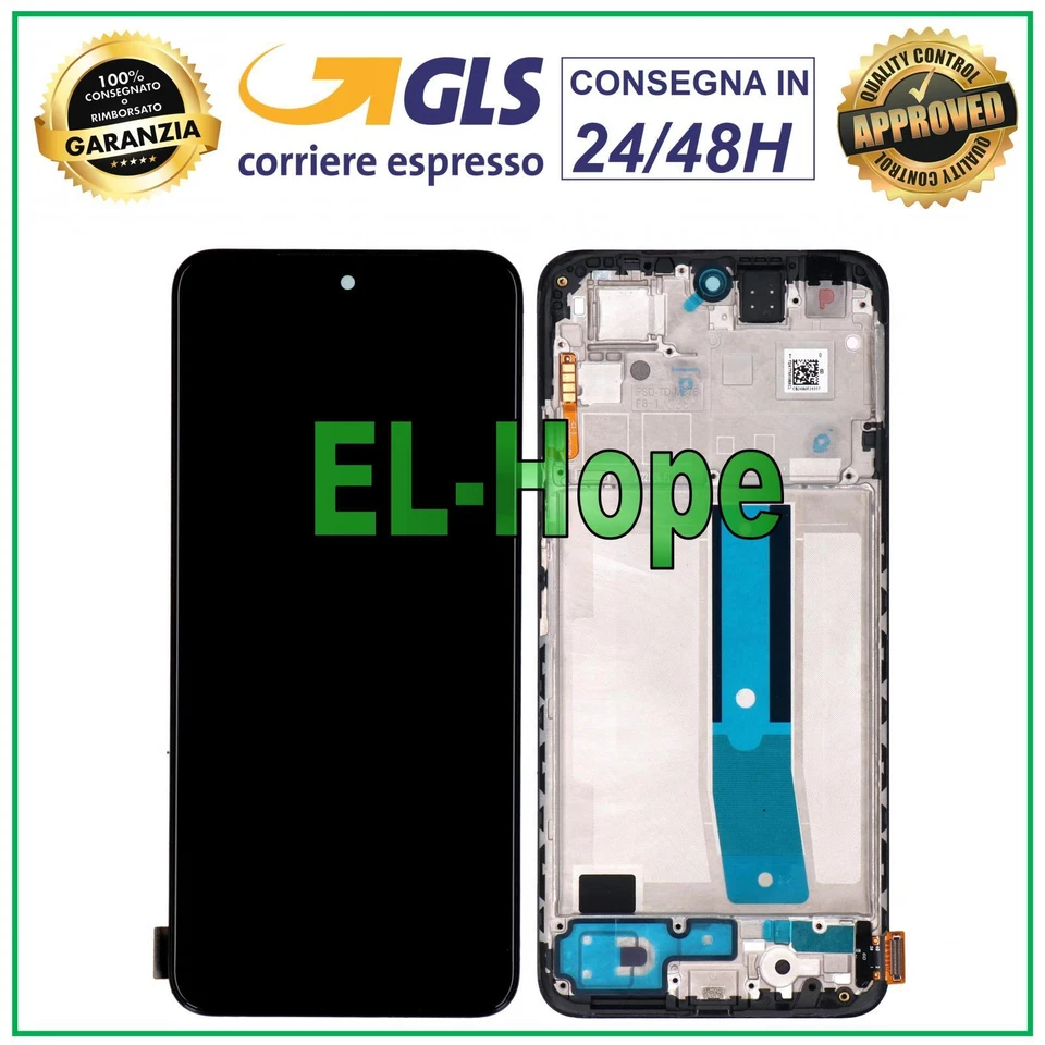 DISPLAY LCD TFT + FRAME PER XIAOMI REDMI NOTE 11 NFC 2022 2201117TY TOUCH SCREEN - Immagine 1 di 1