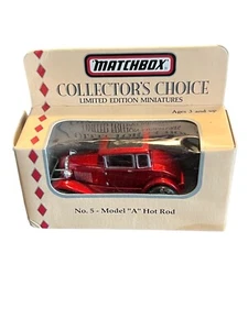 Vintage 1994 Matchbox Collector's Choice No. 5 Model A Hot Rod New NOS - Picture 1 of 4