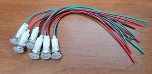 6 BBT Waterproof 12 volt White LED Low-Profile RV Indicator Lights - Imagen 1 de 7