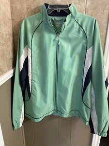 BCG Green Striped Jacket Size XL - Picture 1 of 3