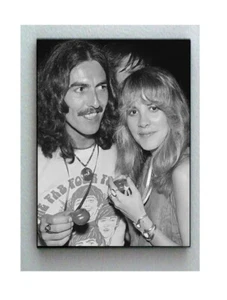 Foto vintage rara enmarcada de George Harrison Stevie Nicks de 1978. Estampado Jumbo Giclée - Imagen 1 de 1