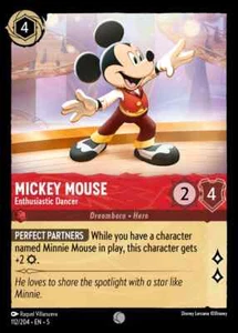 Mickey Mouse - Enthusiastic Dancer (112) Shimmering Skies Disney Lorcana - Picture 1 of 1