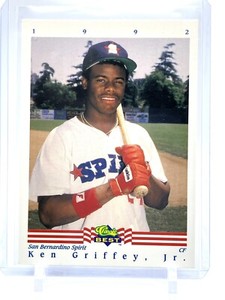 Ken Griffey Jr. 1992 Classic Best Baseball Card San Bernardino Spirit #200