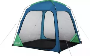 NEW Coleman Skyshade 8 x 8 ft Screen Dome Canopy Tent - Blue UPF 50+ - Picture 1 of 9