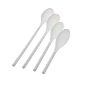 Cooking Concepts White Plastic Mixing & Stirring Spoons, 4-ct.Packs Varied Sizes - Picture 1 of 2