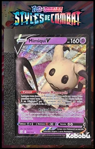 Carte Pokémon Mimiqui V 062/163 EB5 Styles De Combat Epee Et Bouclier 2 - Imagen 1 de 3