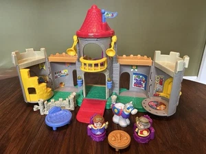 Fisher Price Little People 2003 Castillo Lil Kingdom - Caballo King Queen - Completo - Imagen 1 de 4