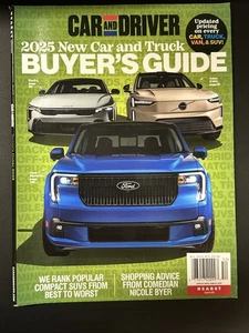 CAR And DRIVER 2025 New Car And Trick BUYER'S GUIDE Magazine - Picture 1 of 1