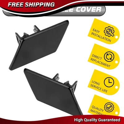 2X Tapa de cubierta de boquilla de lavado de faros delanteros para BMW 325i 328i 330i 335i 2006-2008 Foto 1 de 4