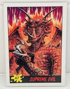 Dinosaurs Attack 1988 Topps Card #47 Supreme Evil (NM) - Picture 1 of 2
