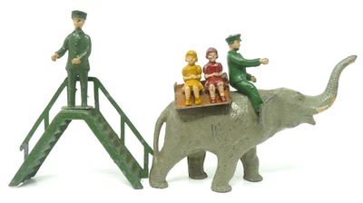 TAYLOR & BARRETT LEAD ZOO SERIES ELEPHANT RIDE POST-WAR SET #13 - Image 1 of 4